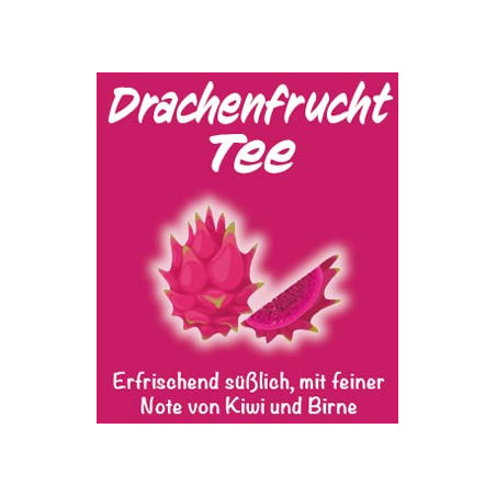 Drachenfrucht Tee, Früchte-, Gewürz- und Kräuter-Tee, Natur-Tee von Sissi-Tee in Leer, Ostfriesland.