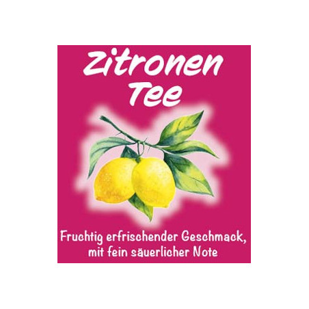 Zitronen Tee, Früchte-, Gewürz- und Kräuter-Tee, Natur-Tee von Sissi-Tee in Leer, Ostfriesland.