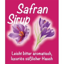 Safran Sirup - 120ml, Früchte-, Gewürz- und Kräuter-Tee, Natur-Tee von Sissi-Tee in Leer, Ostfriesland.